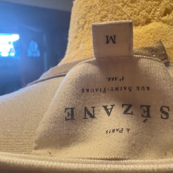 Sezane blue and white striped Sweater - Picture 3 of 3